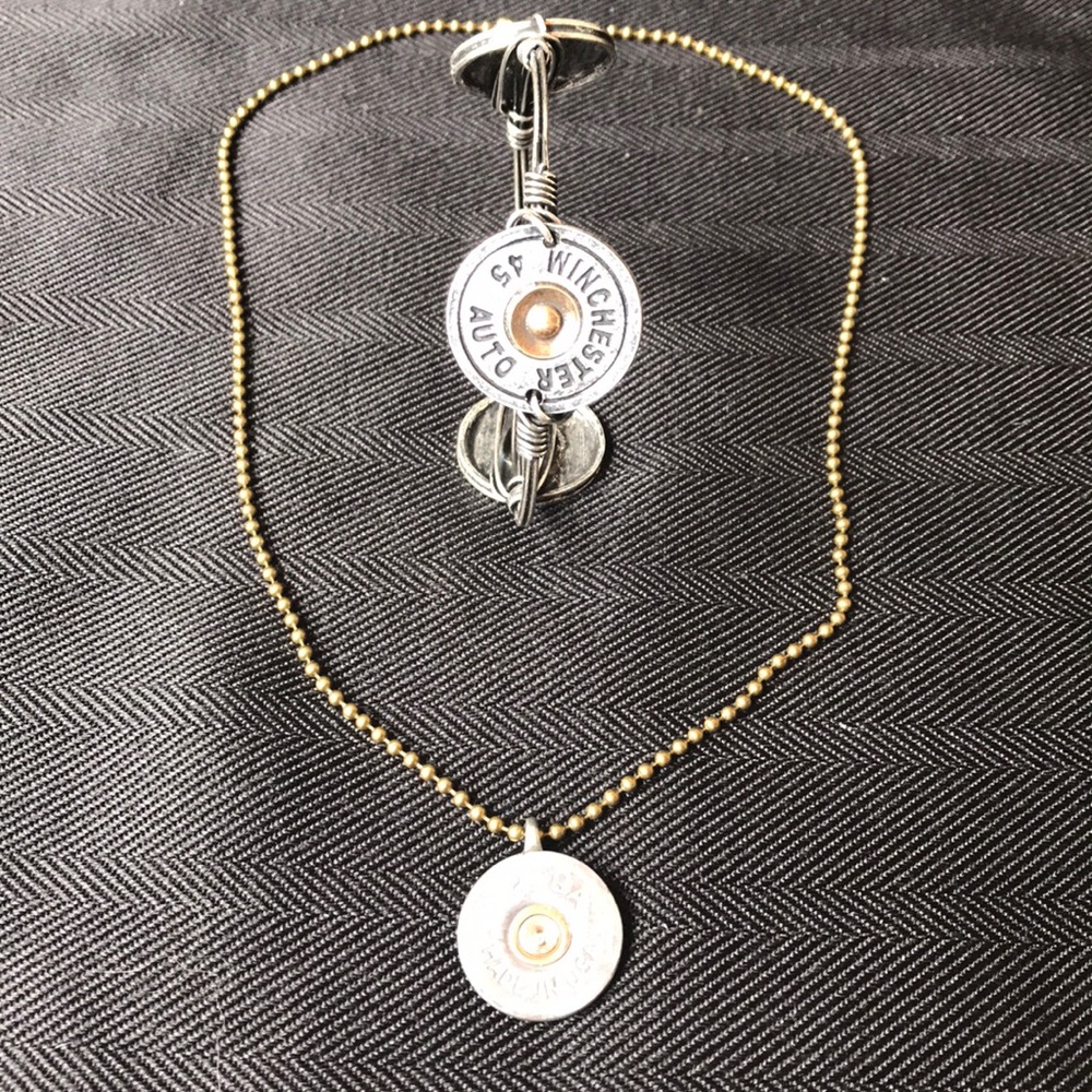 NWOT Shotgun Shell Jewelry Set